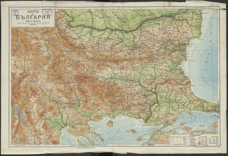 Карта на България