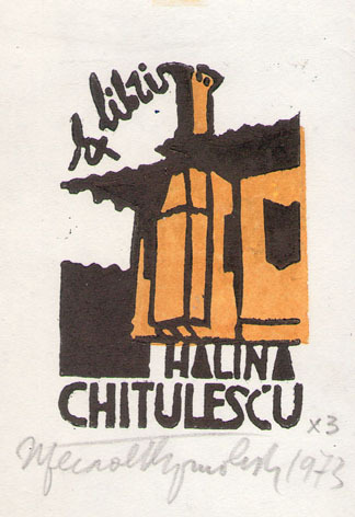 Exlibris Halina Chitulescu