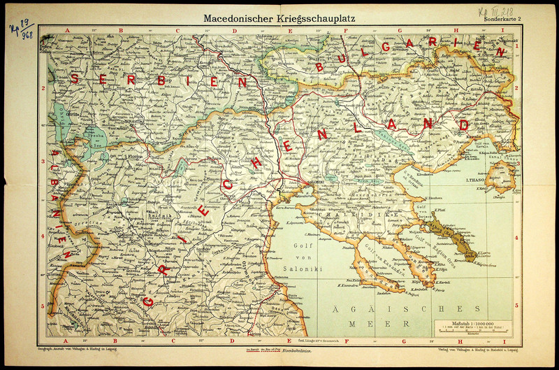 Macedonischen Kriegsschauplatz