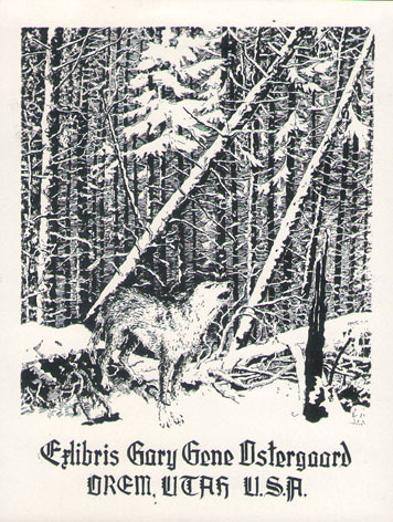 Exlibris Bary Bene Ostergoord