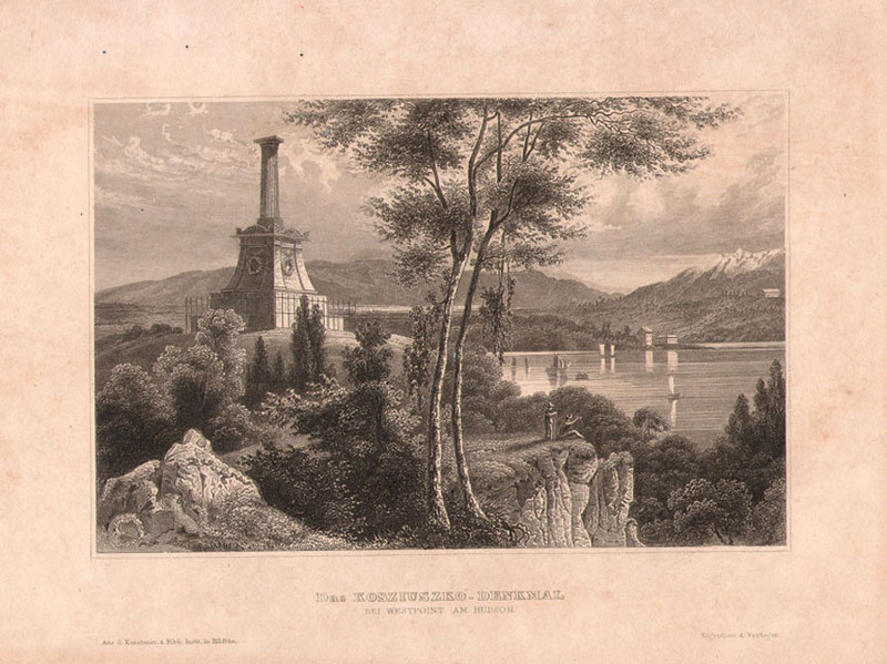 Das Kosciuszko-Denkmal bei Westpoint am Hudson