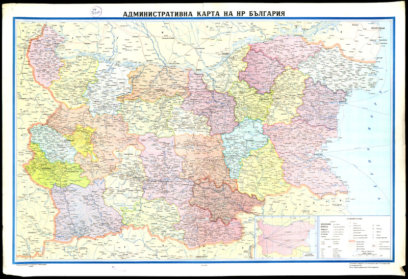 Административна карта на България