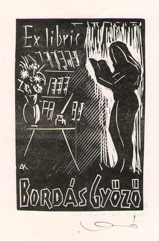 Exlibris Bordas Gyozo