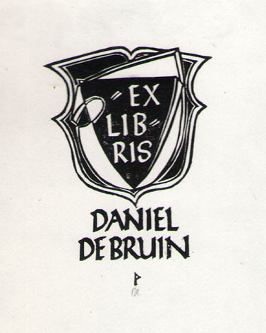 Exlibris Daniel de Bruin