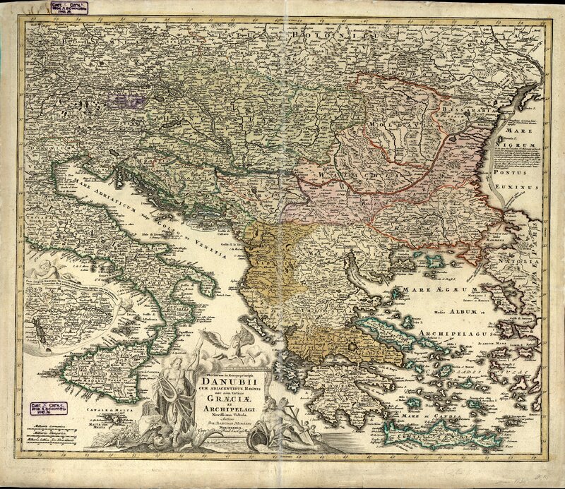 Fluviorum in Europa pricipis Danubii cum adiacentibus regnis nec non totius Graeciae et Archipelagi