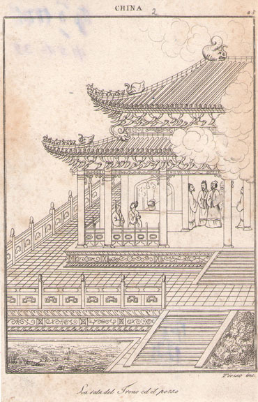 La sala del trone e il pozzo. China