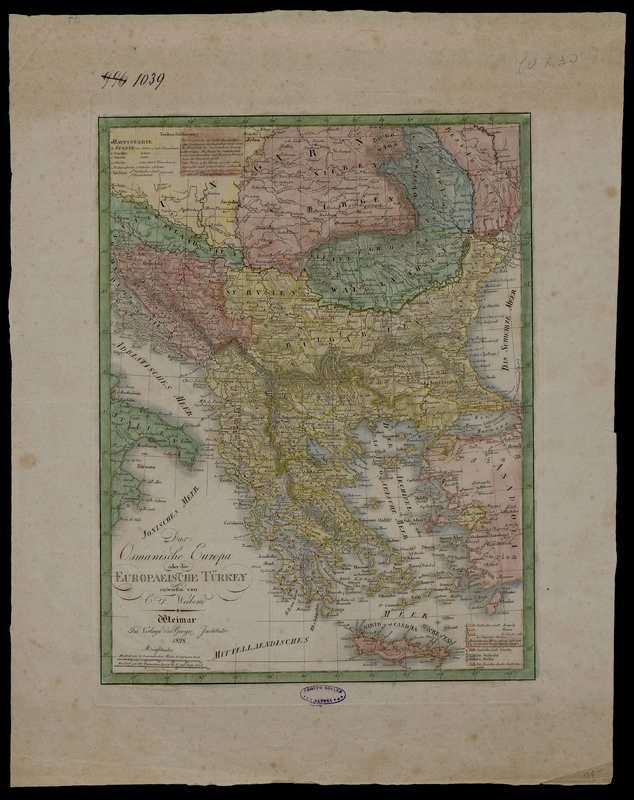 Das Osmanische Europa orer die Europaeische Turkey entworfen von C. F. Weiland