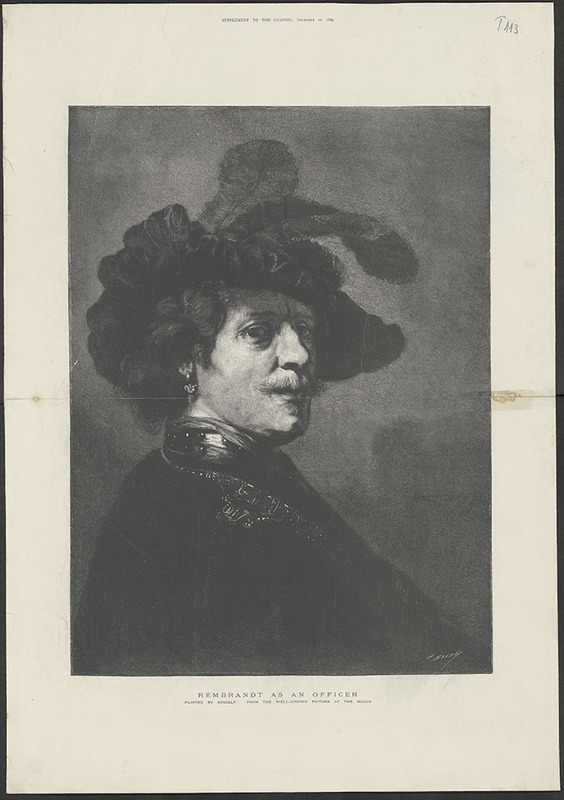 Portrait of Rembrandt as an Officer by Rembrandt van Rijn