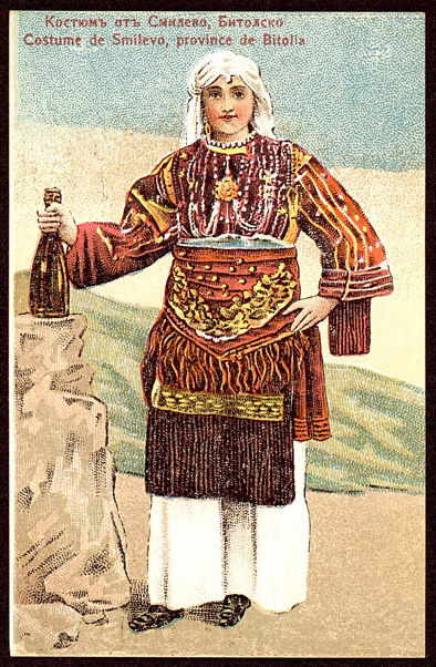 Костюм от Смилево, Битолско. ostume de Smilevo, province de Bitolia.
