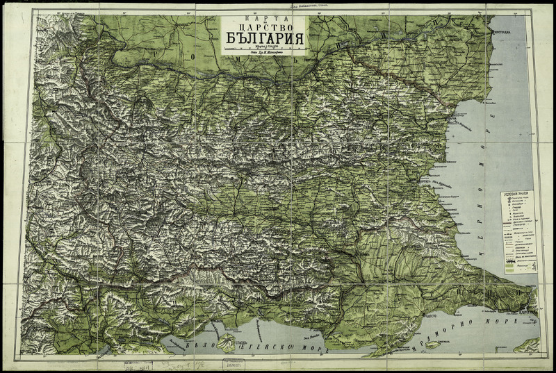 Карта на царство България