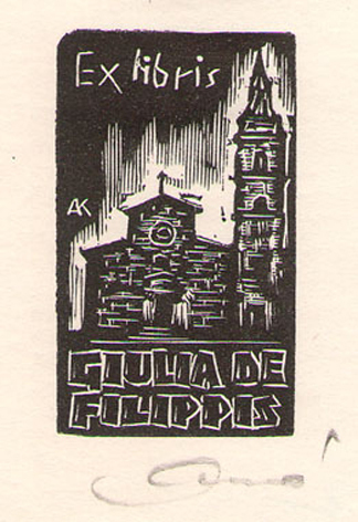 Exlibris Giulia de Filippis