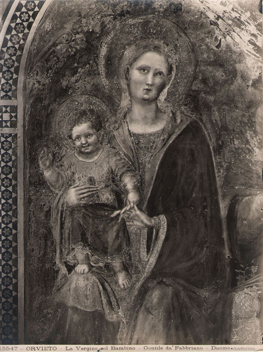La Vergine col bambino.