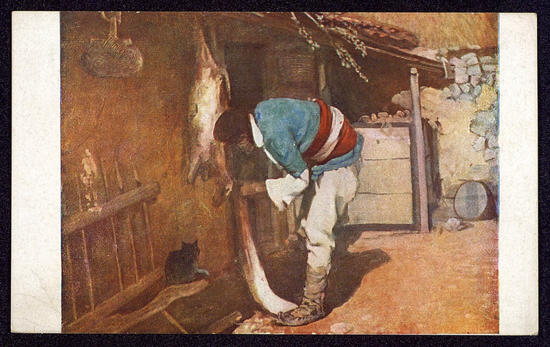 Преди празници. Preparatifs de fete. Vorbereitung zum Fest.