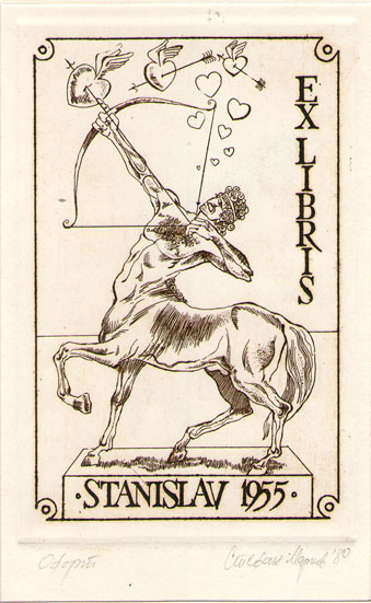 Exlibris Stanislav 1955