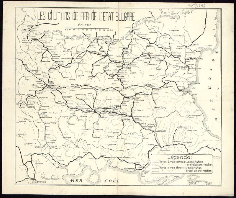 Les chemins de fer de L'Etat Bulgare