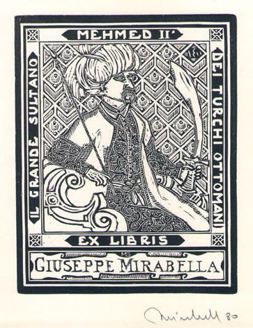 Exlibris Mehmed II. Il grande sultano del Turchi Ottomani