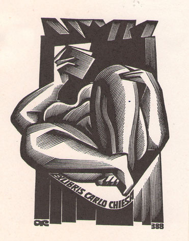 Exlibris Carlo Chiesa