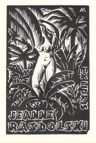 Exlibris Jeanne Rasdolski