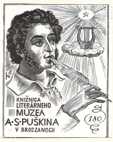 Kniznica Literarneho Muzea A. S. Puskina v Brodzanoch