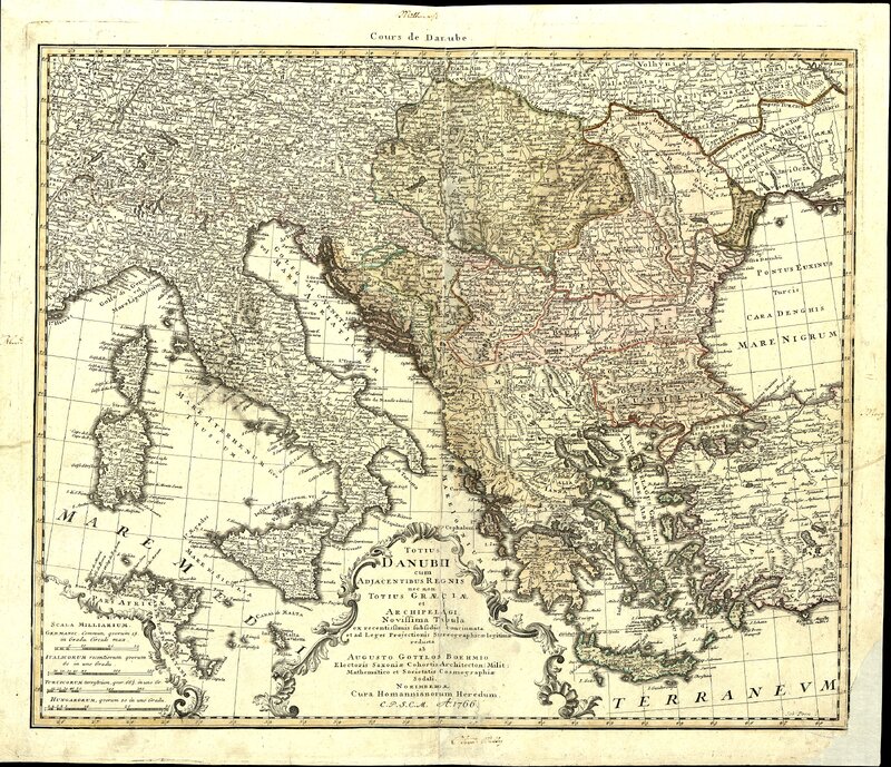 Totius Danubii cum Adjacentibus Regnis nec non totius Graeciae et Archipelagi