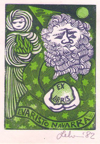Exlibris Evaristo Navarra