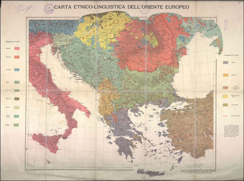Carta Etnico-Linguistica Dell'Oriente Europeo
