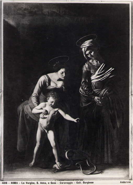 La Vergine, Sant'Anna,  e Gesu.