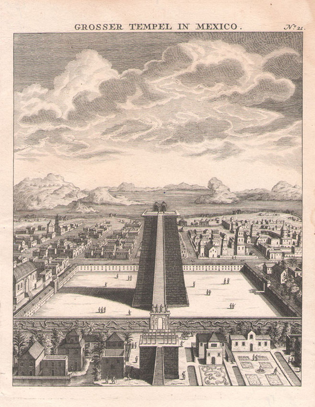 Grosser tempel in Mexico