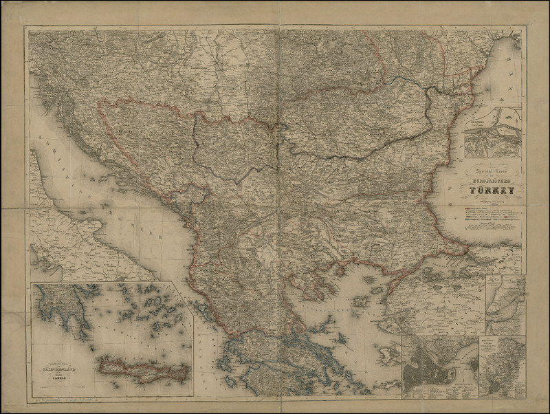 Special-karte der Europaischen Turkey