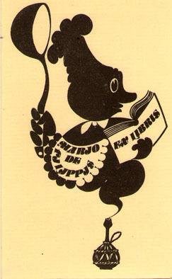 Exlibris Marjo de Fjljppjs
