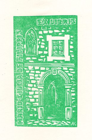 Exlibris Mario - Giulia de Filippis