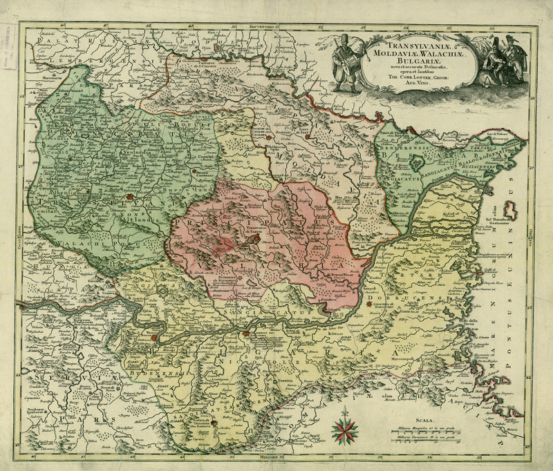 Transylvaniae, Moldaviae, Walachiae, Bulgariae nova et accurata delineatio opera et sumtibus