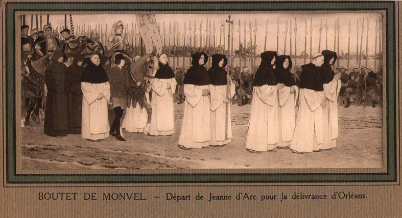 Le Dеpart de Jeanne d' Arc pour la delivrance d'Orleans