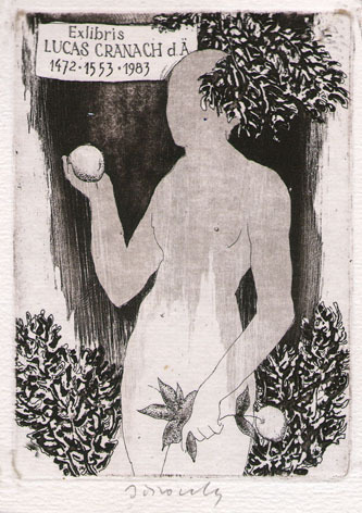 Exlibris Lucas Cranach d. A. 1472-1553