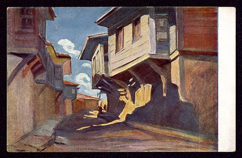 Rue a Messembria Bulgarie. Улица в Месембрия България