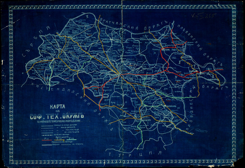 Карта на Софийски технологичен окръг