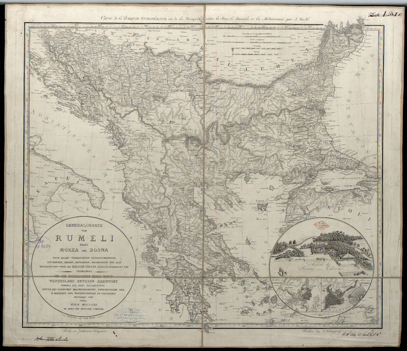 Generalcharte von Rumeli nebst Morea und Bosna
