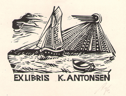 Exlibris K. Antonsen