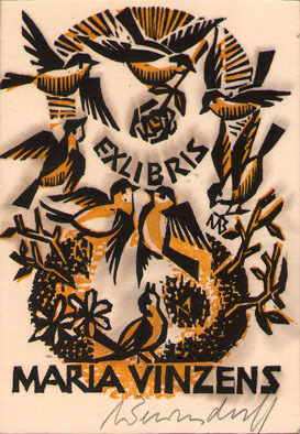 Exlibris Maria Vinzens