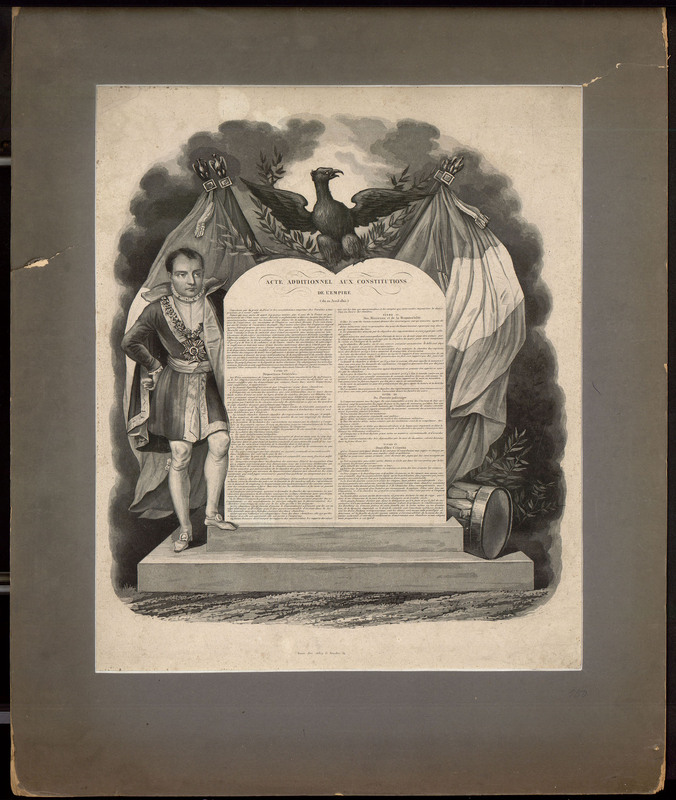 Acte additionnel aux Constitutions de l'Empire du 22 Avril 1815