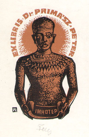 Exlibris dr. Prima`sz Peter