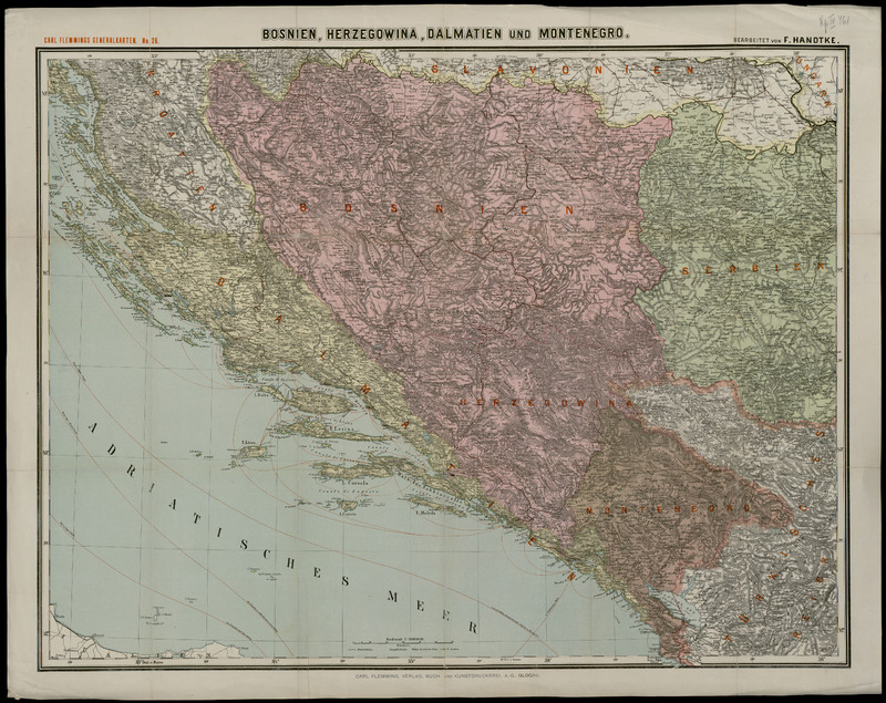 Bosnien, Herzegowina, Montenegro und Dalmatien