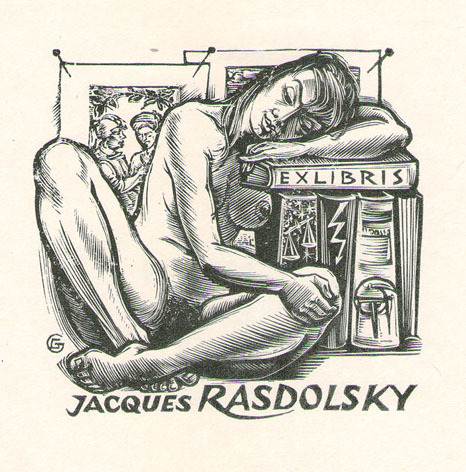 Exlibris Jaques Rasdolsky