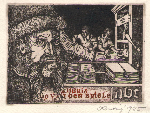Exlibris Luk van den Briele