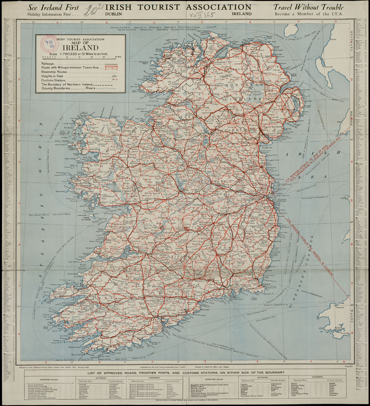 Map of Ireland