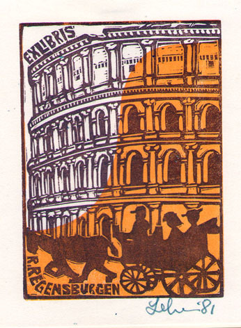 Exlibris R. Regensburgen