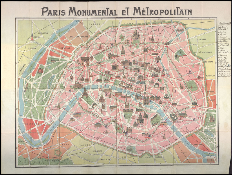 Paris monumental et metropolitain