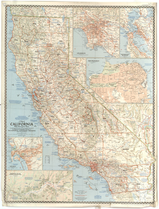 A map of California