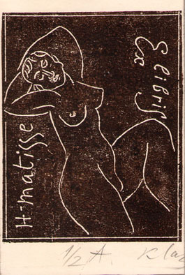 Exlibris H. Matisse