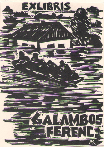 Exlibris Galambos Ferenc